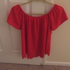 Scalloped shirt from Francesca’s